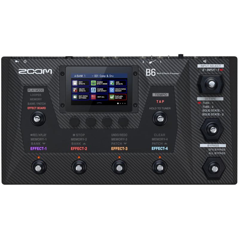 Zoom B6 Bass Multi-Effects Processor - 1