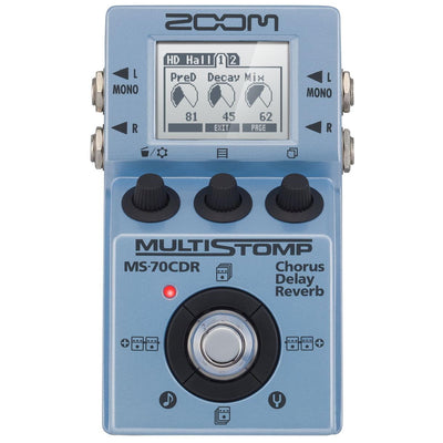 Zoom MS-70CDR Guitar MultiStomp Chorus / Delay / Reverb Pedal - 1