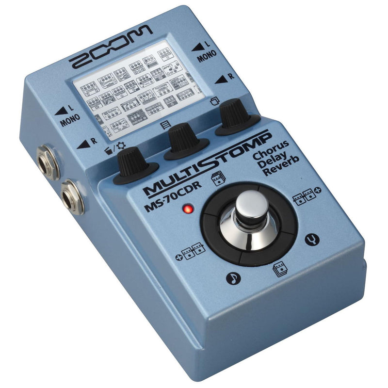 Zoom MS-70CDR Guitar MultiStomp Chorus / Delay / Reverb Pedal - 2