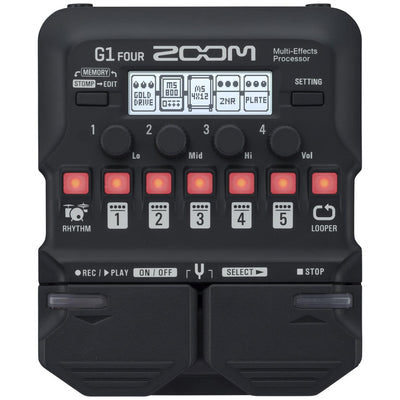 Zoom G1 FOUR Guitar Multi-Effects Processor - 1