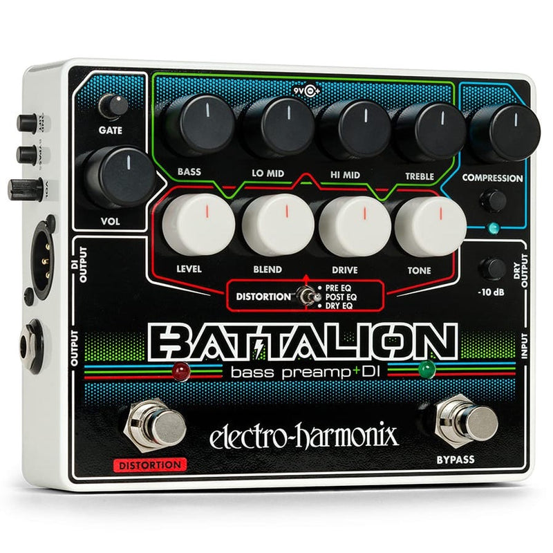 Electro-Harmonix Battalion Bass Preamp and DI Pedal - 1