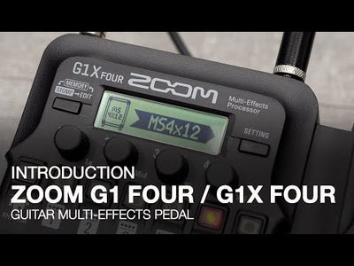 Zoom G1X FOUR Guitar Multi-Effects Processor