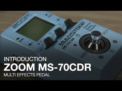 Zoom MS-70CDR Guitar MultiStomp Chorus / Delay / Reverb Pedal