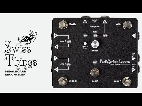 EarthQuaker Devices Swiss Things Pedalboard Reconciler Pedal
