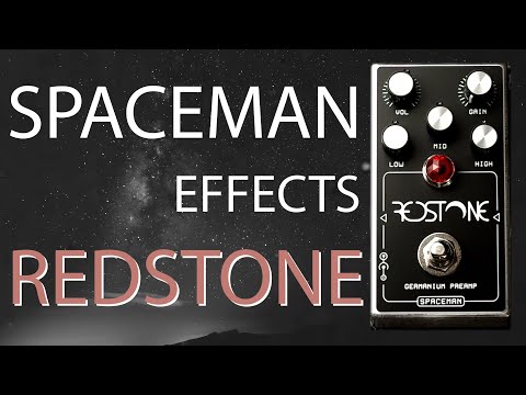 Spaceman Redstone Germanium Preamp Pedal - Silver