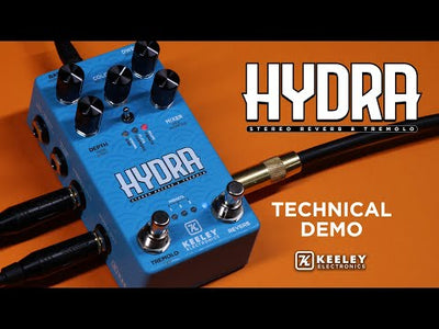 Keeley Hydra Stereo Reverb & Tremolo Pedal