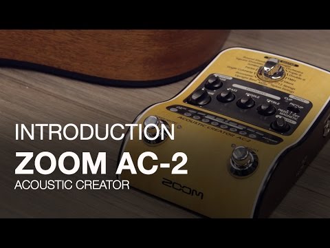 Zoom AC-2 Acoustic Creator Preamp Sound Modeling / DI Pedal