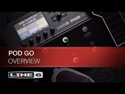 Line 6 POD Go Guitar Effects Processor Pedalboard