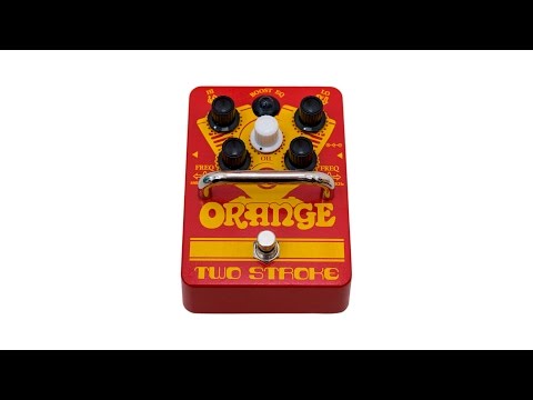 Orange Two Stroke Boost and Equalizer Pedal