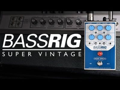 Origin Effects BassRig Super Vintage Preamp and Overdrive Pedal