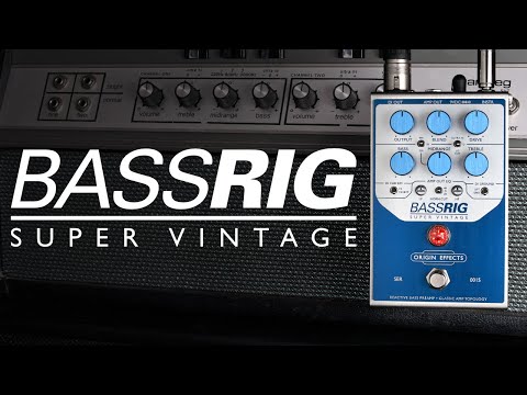 Origin Effects BassRig Super Vintage Preamp and Overdrive Pedal